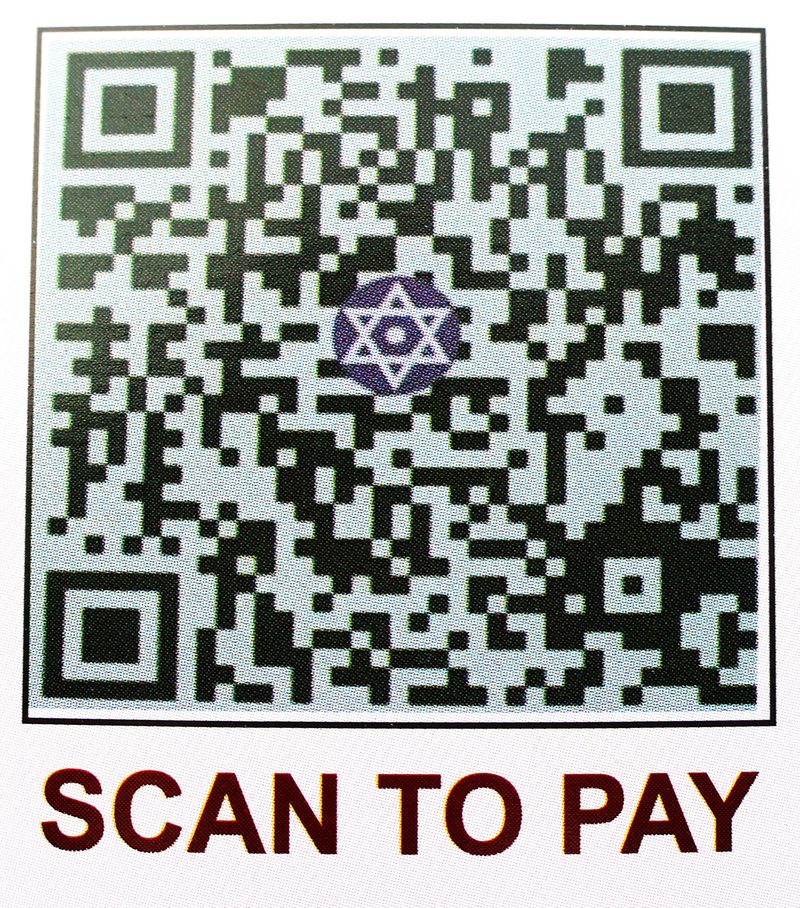 Temple donation UPI QR code